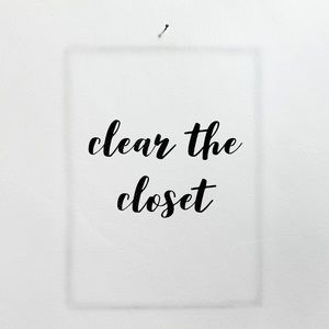 Clear the Closet